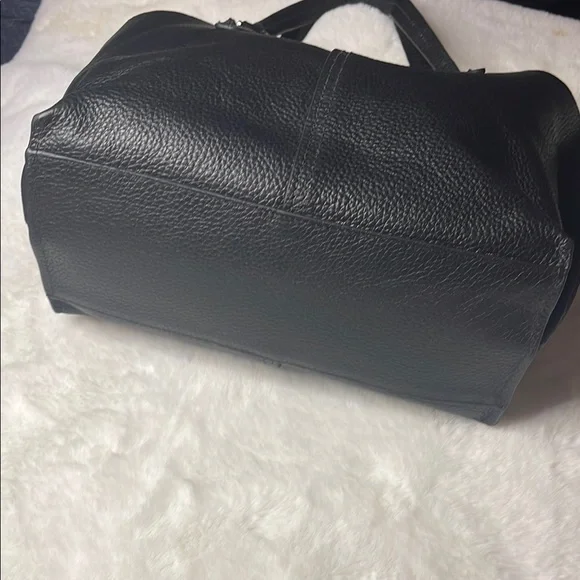 Botkier Hudson Black Leather Tote Bag - Picture 9 of 16